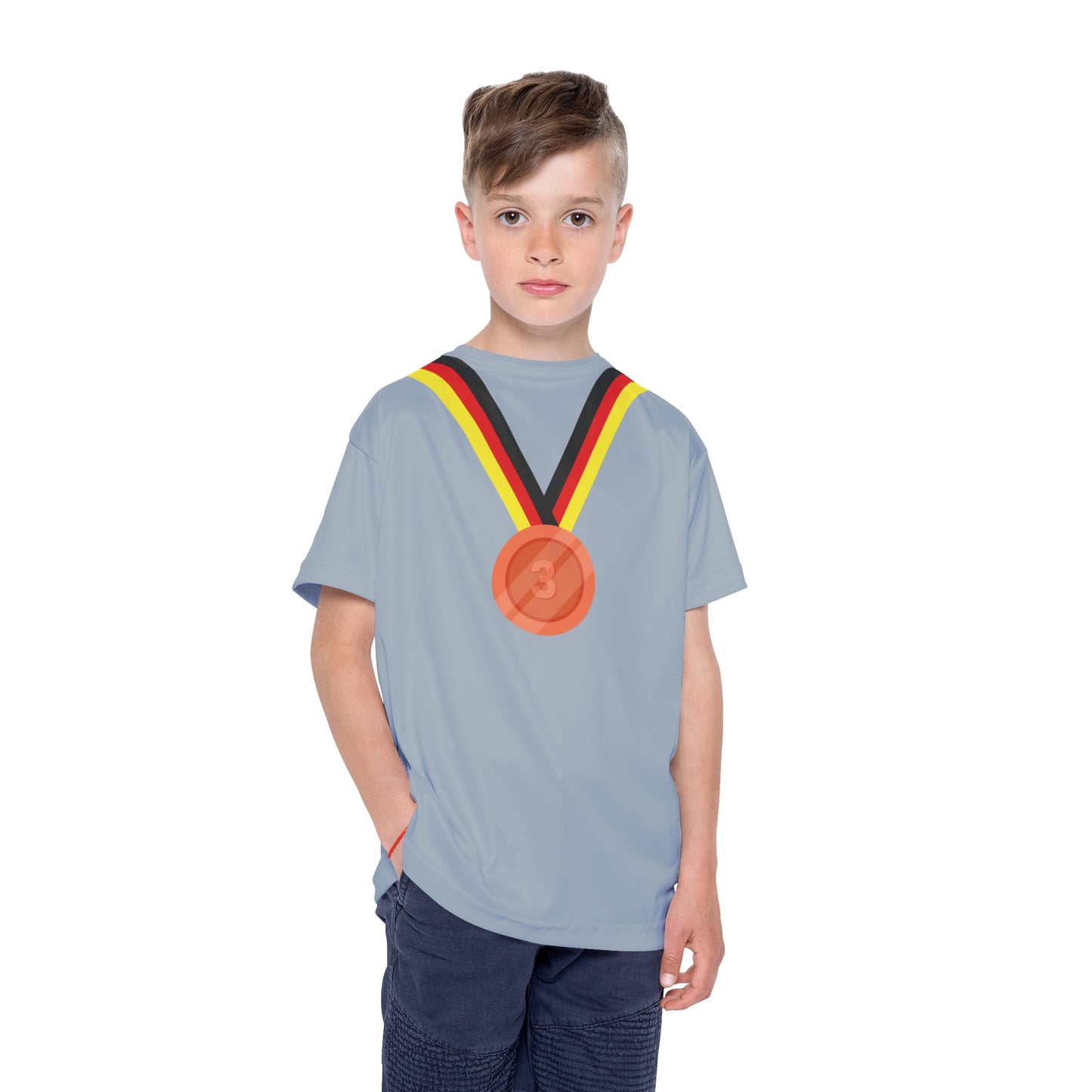 Kids Bronze-Medaillen Sport Jersey