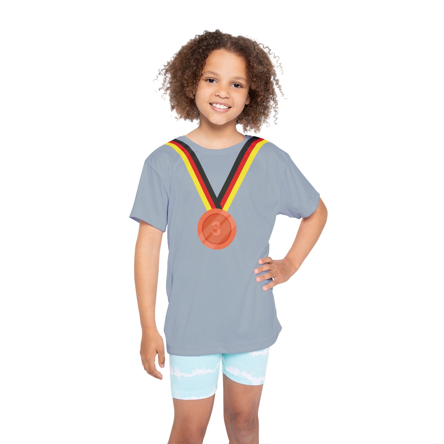 Kids Bronze-Medaillen Sport Jersey