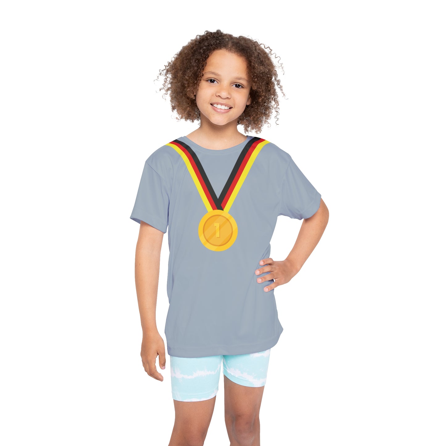 Kids Gold-Medaillen Sport Jersey